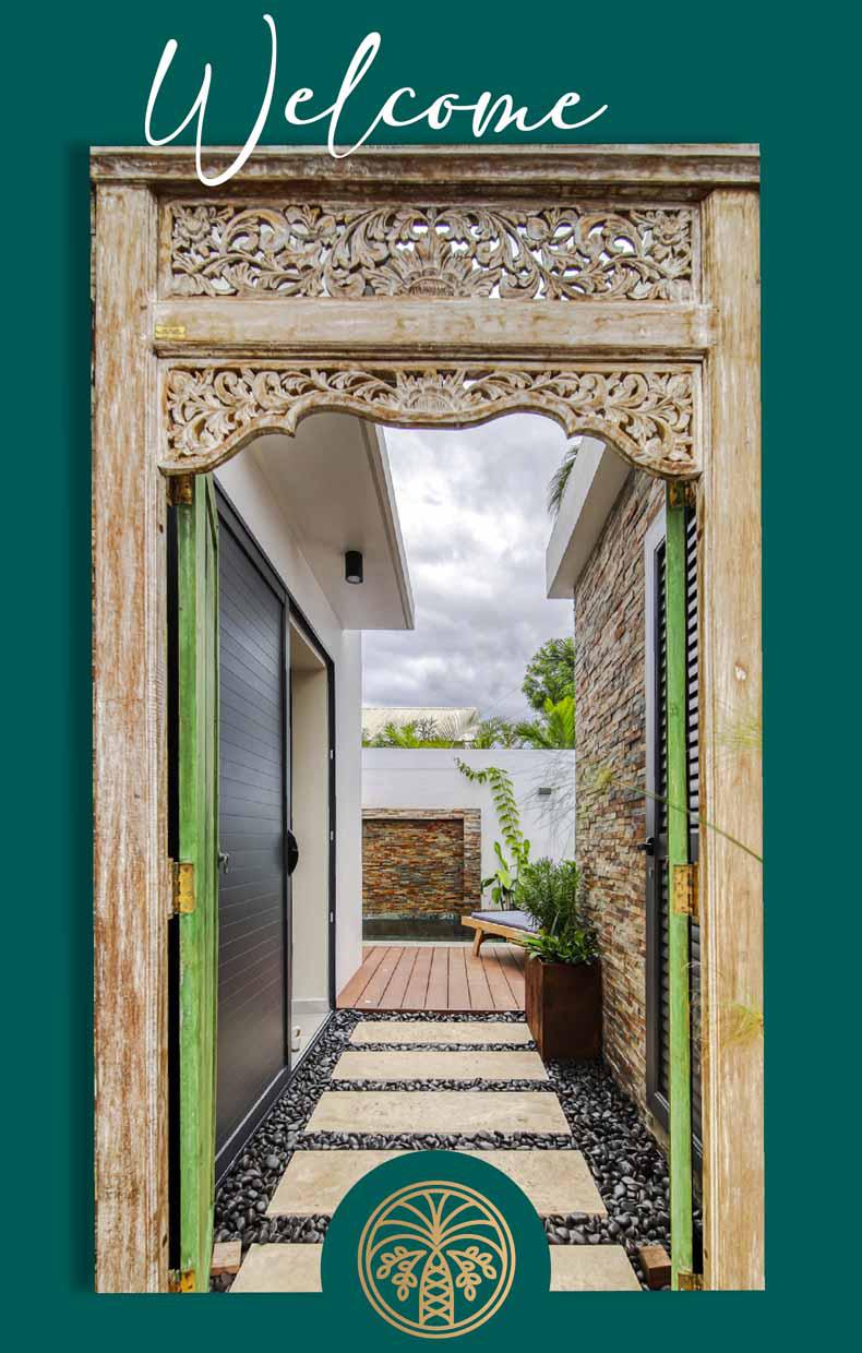 Porte balinaise - villa AMADRIA